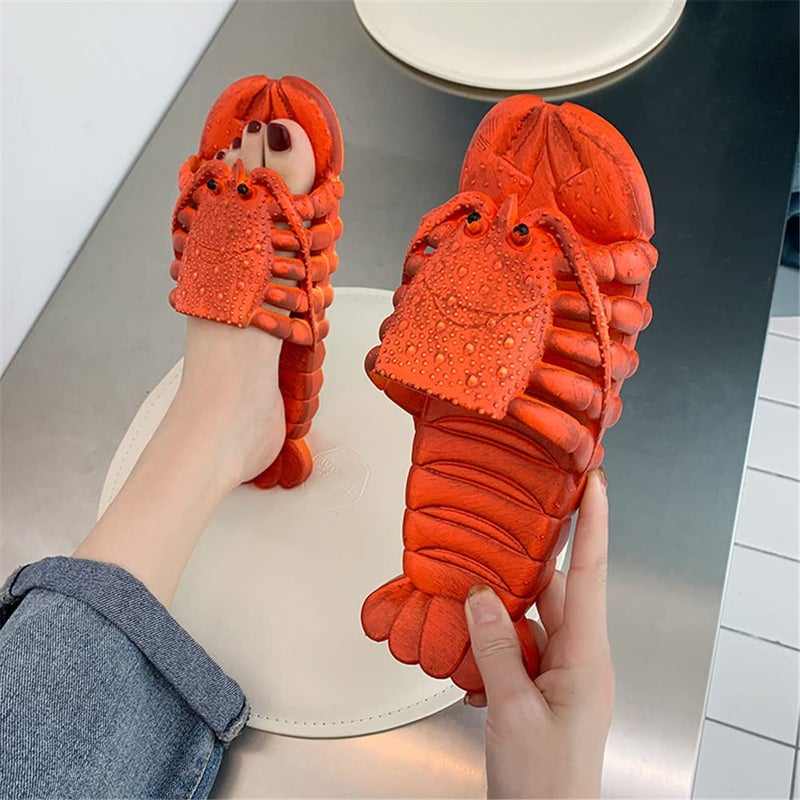 TOTENJS Lobster & Fish Slippers, Bass Sandals - Image 2